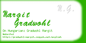 margit gradwohl business card